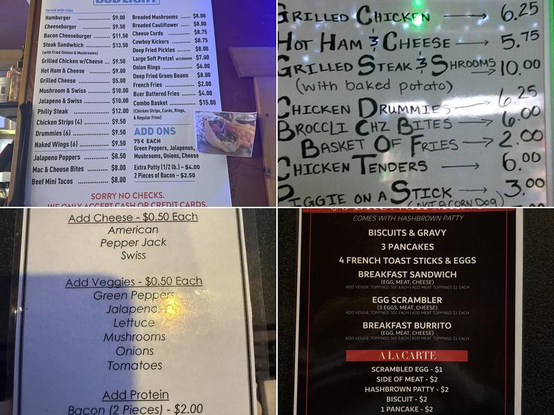 The Other Place Bar Menu