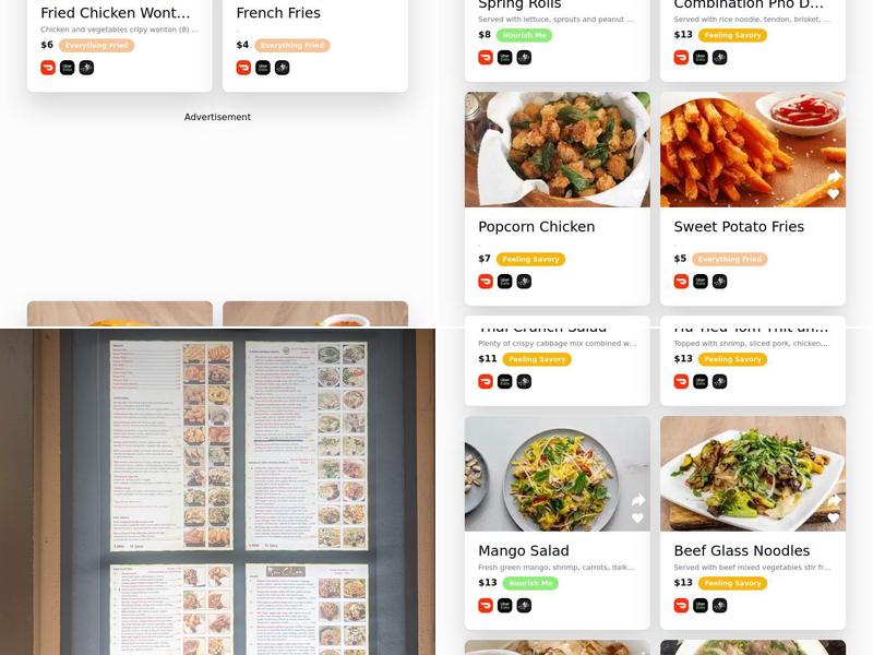 Chopstix Vietnamese Restaurant Menu