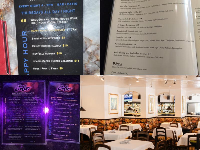 Cibo Menu