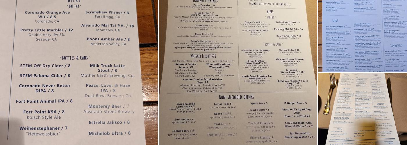 Tarpy's Roadhouse Menu