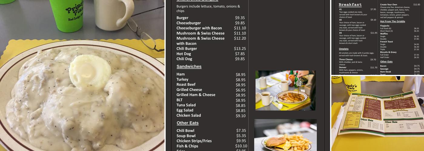 Prindy's Place Menu