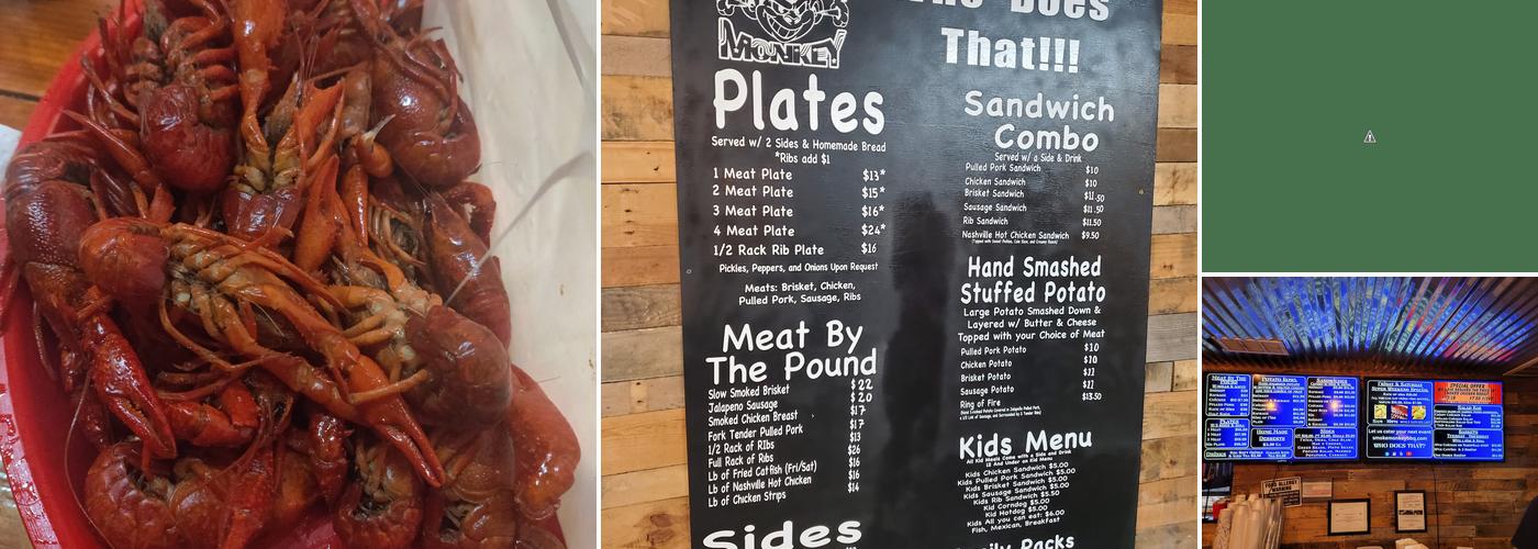 Smoke Monkey BBQ Menu