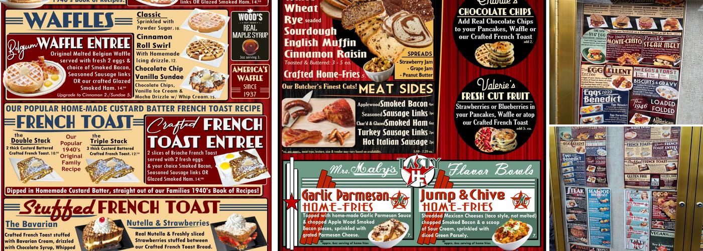 The Breakfast Spot Club - Lake George Menu