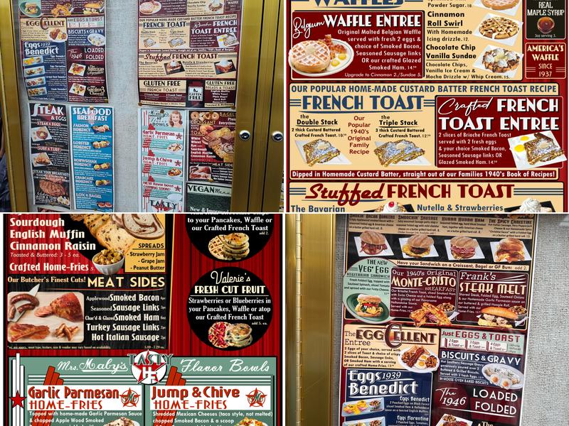 The Breakfast Spot Club - Lake George Menu