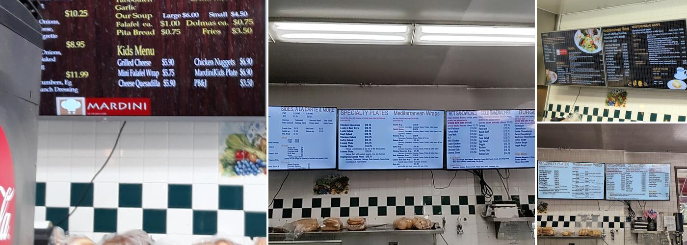 Mardini's Deli Cafe Menu