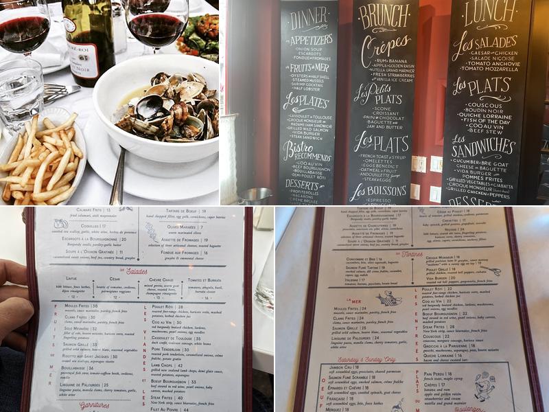 Bistro Vida Menu