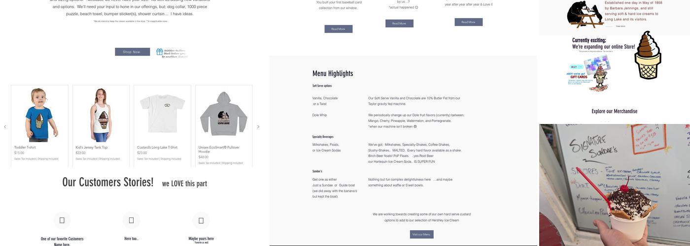 Custard’s Last Stand Menu