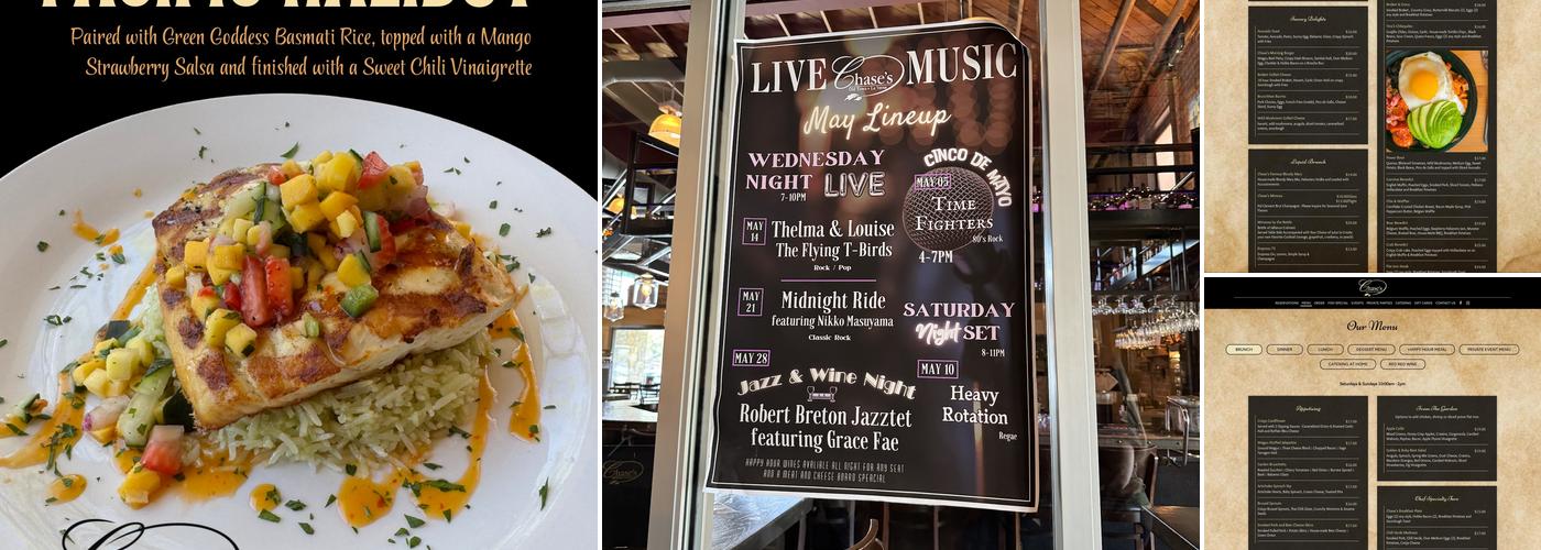 Chase's La Verne Menu