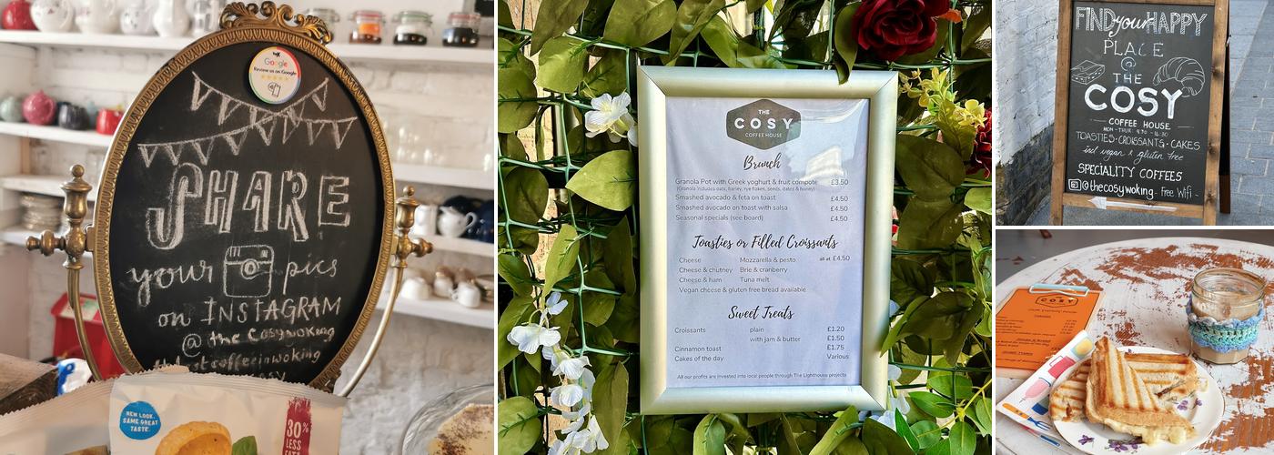 The Cosy Coffee House. Menu