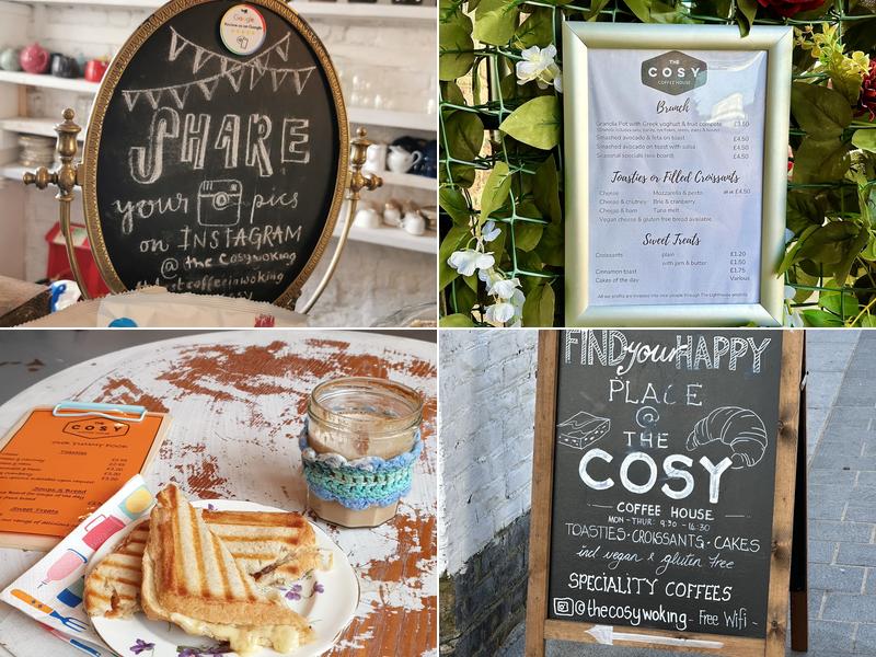 The Cosy Coffee House. Menu