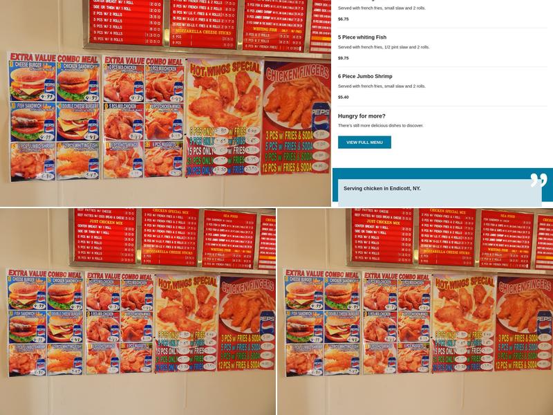 Crown Fried Chicken Menu