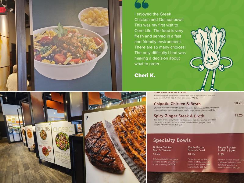 CoreLife Eatery Menu