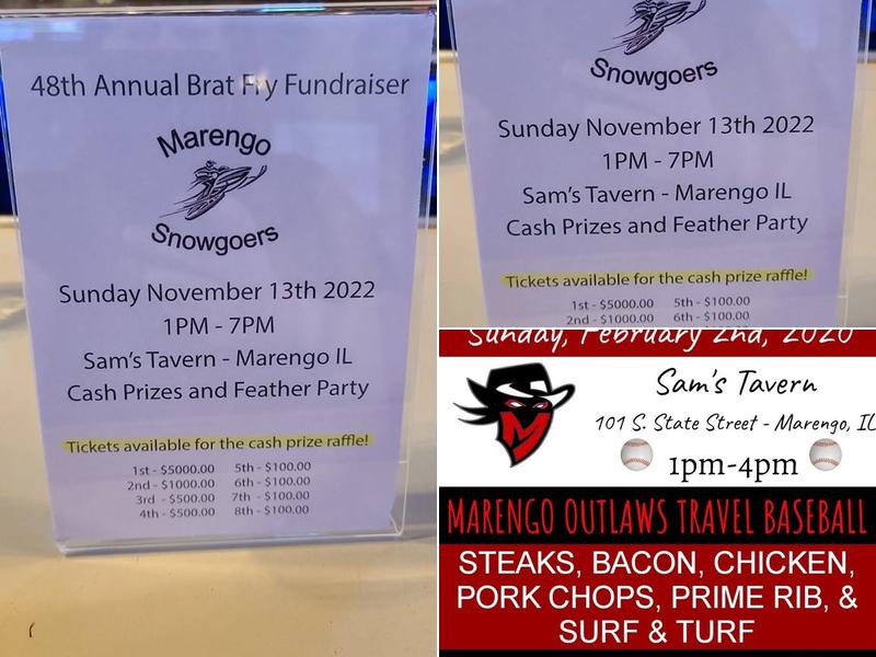 Sam's Tavern Menu