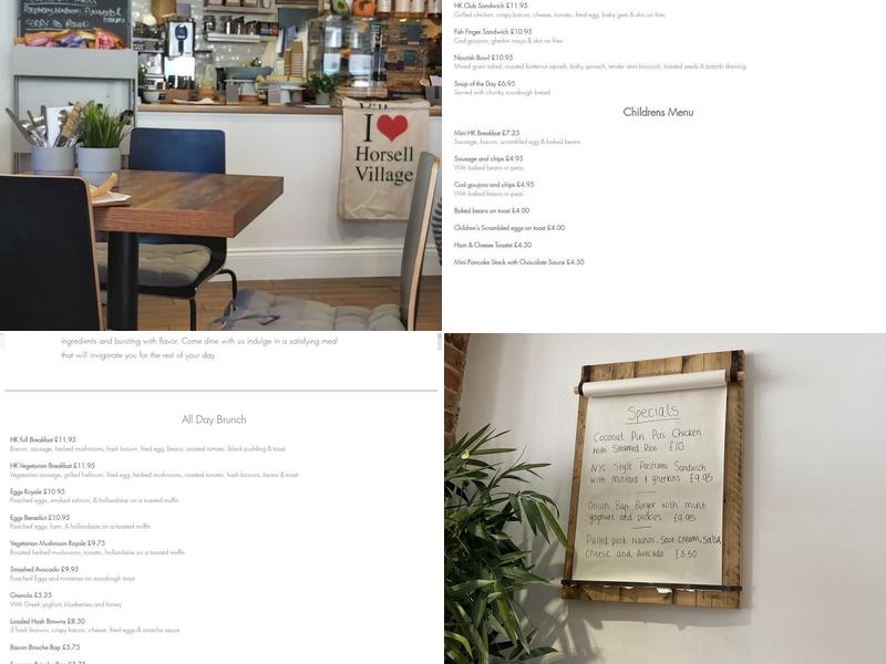 The Horsell Kitchen Menu