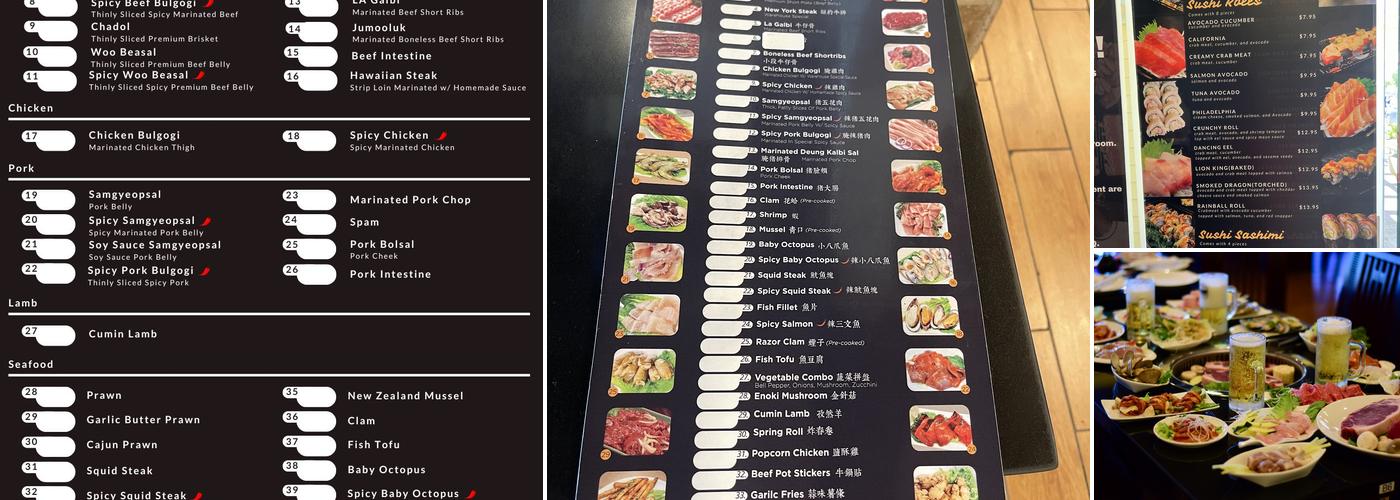 Warehouse Buffet Menu