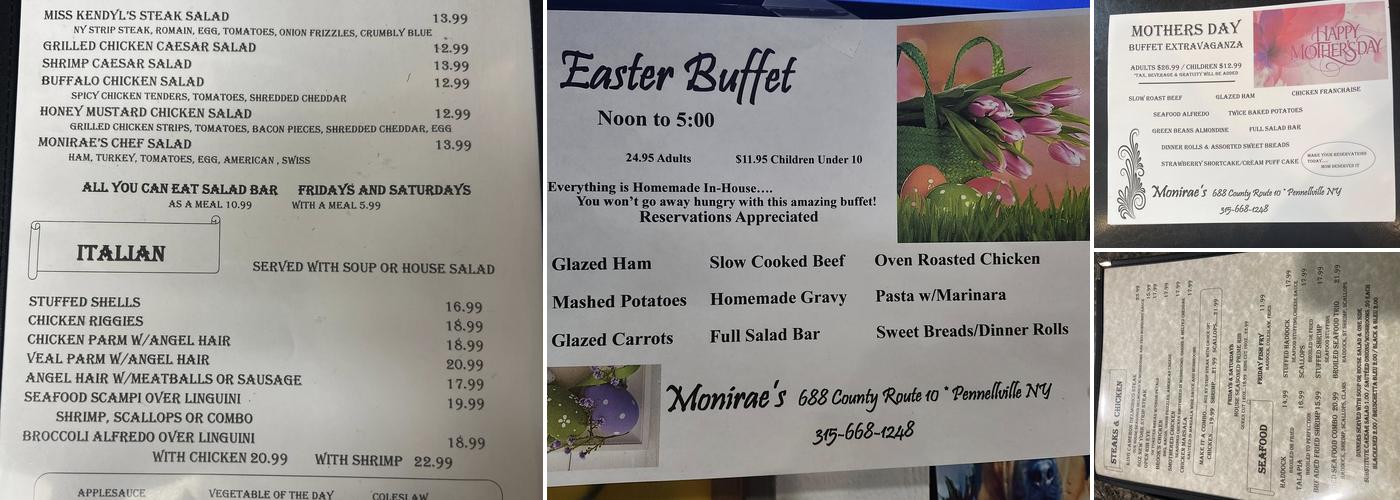 Monirae's Menu