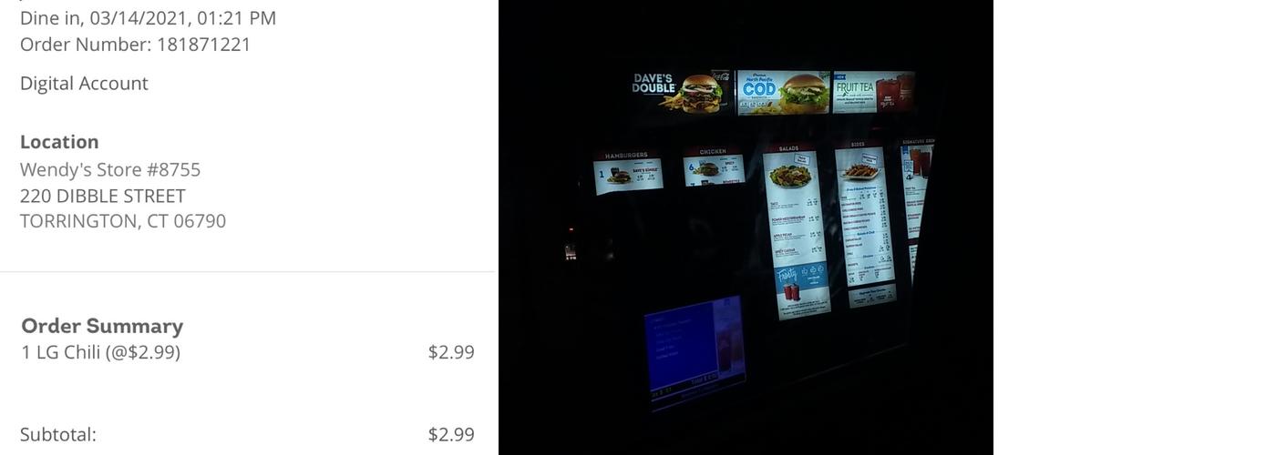 Wendy's Menu