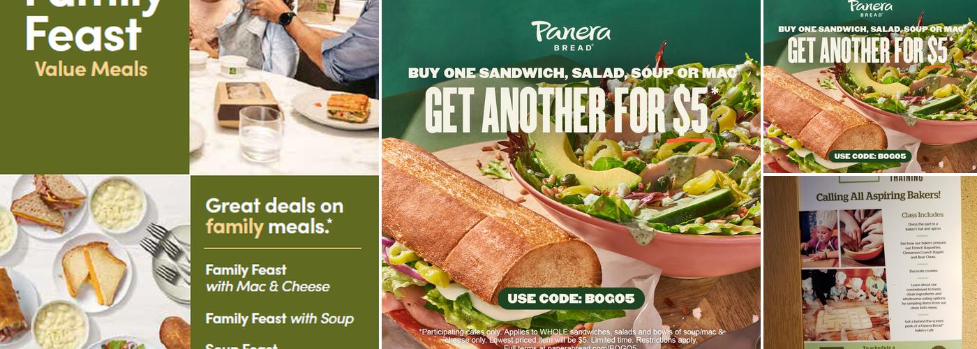 Panera Bread Menu