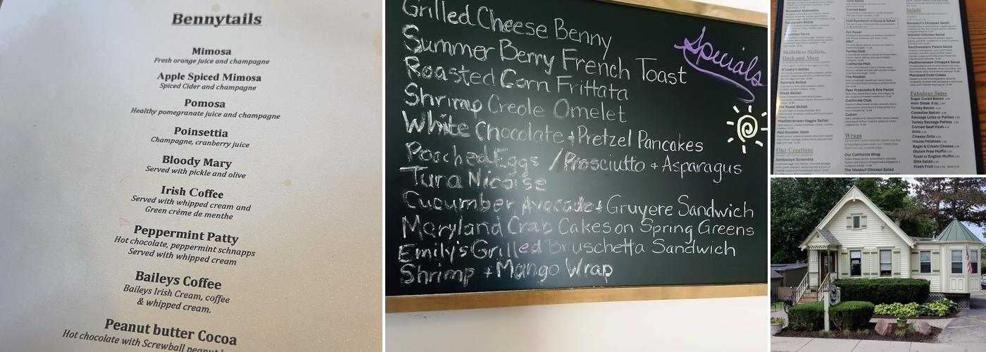 Benedicts Eggs & More Menu