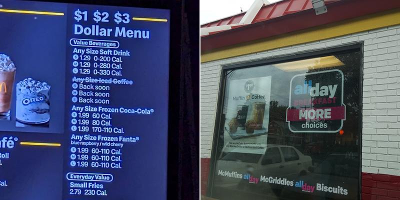 McDonald's Menu