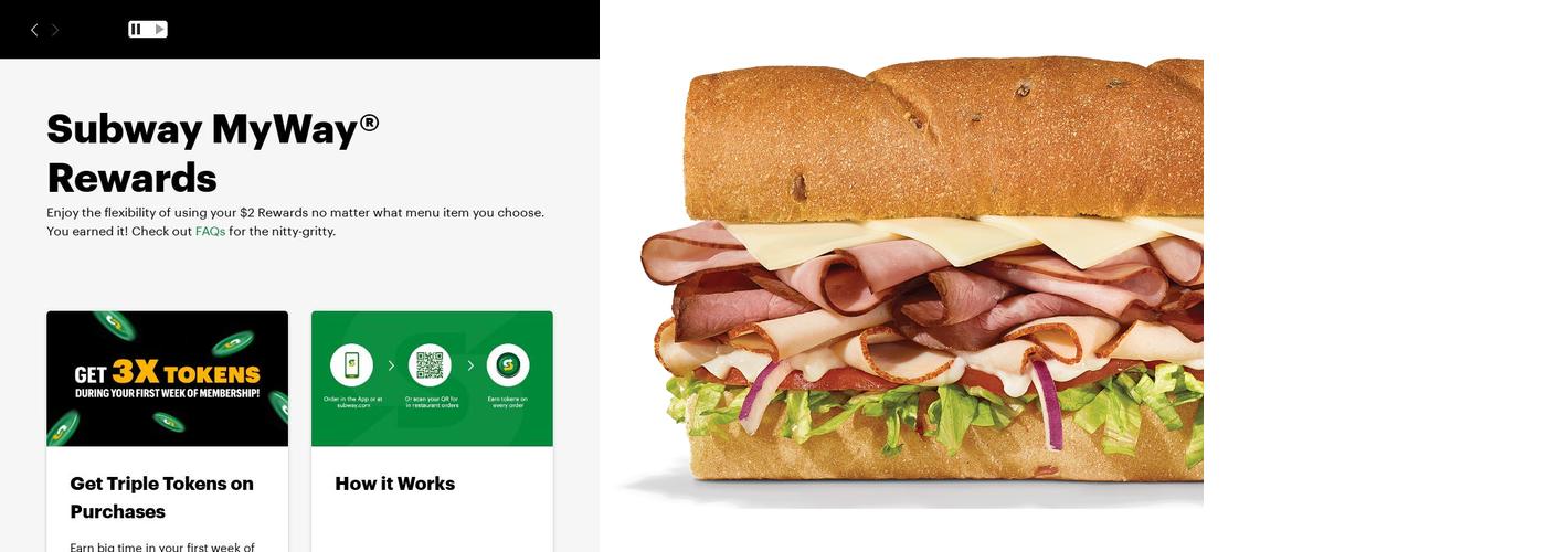 Subway Menu