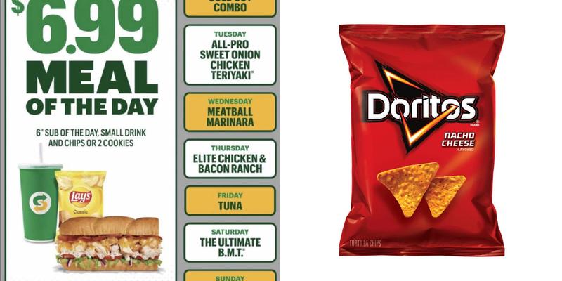 Subway Menu