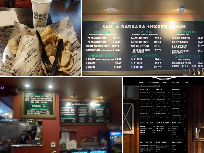 Santa Barbara Chicken Ranch Menu