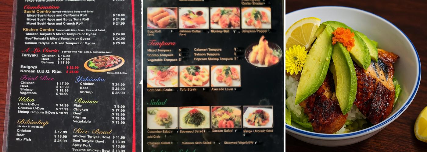 Samurai Sushi & Roll Paso Robles Menu