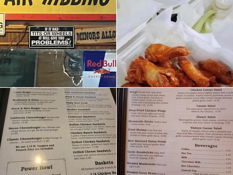 Dam Supper Club Menu