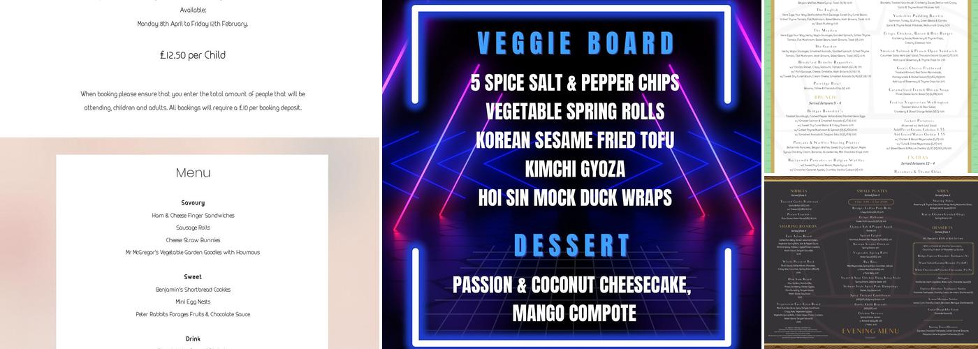 Bridges Espresso Bar Menu