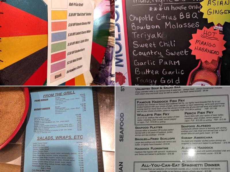 American House & Hotel Menu