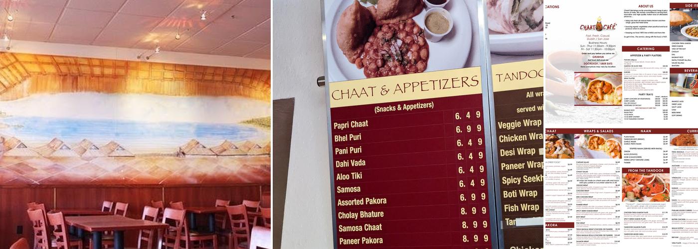 Chaat Cafe Menu