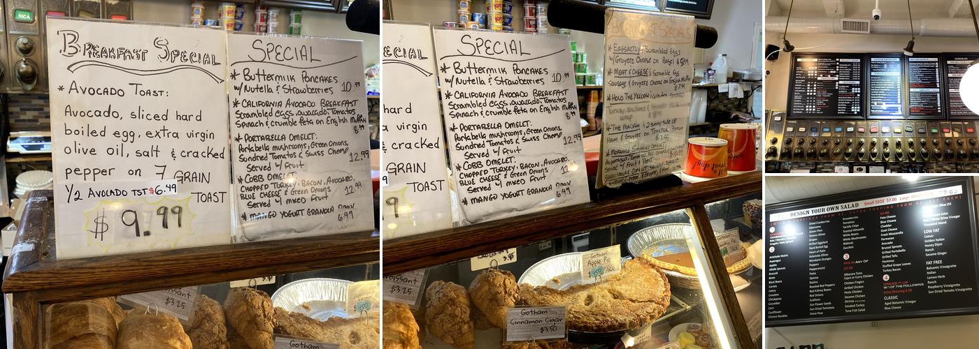 Gotham Cafe Menu