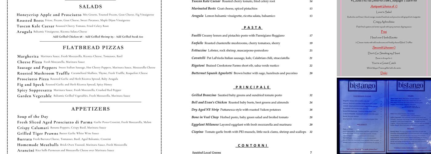 Bistango Menu