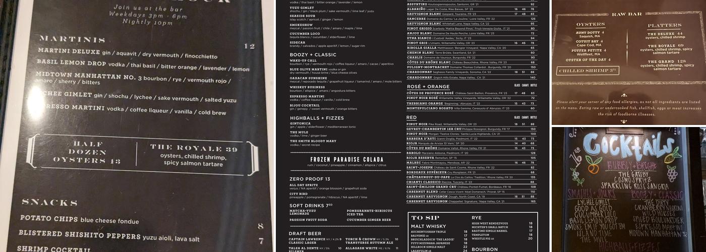 The Smith Menu