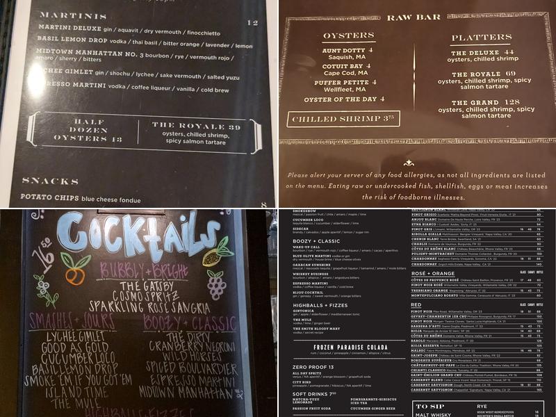 The Smith Menu
