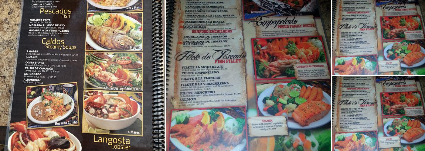 El Pescador Menu