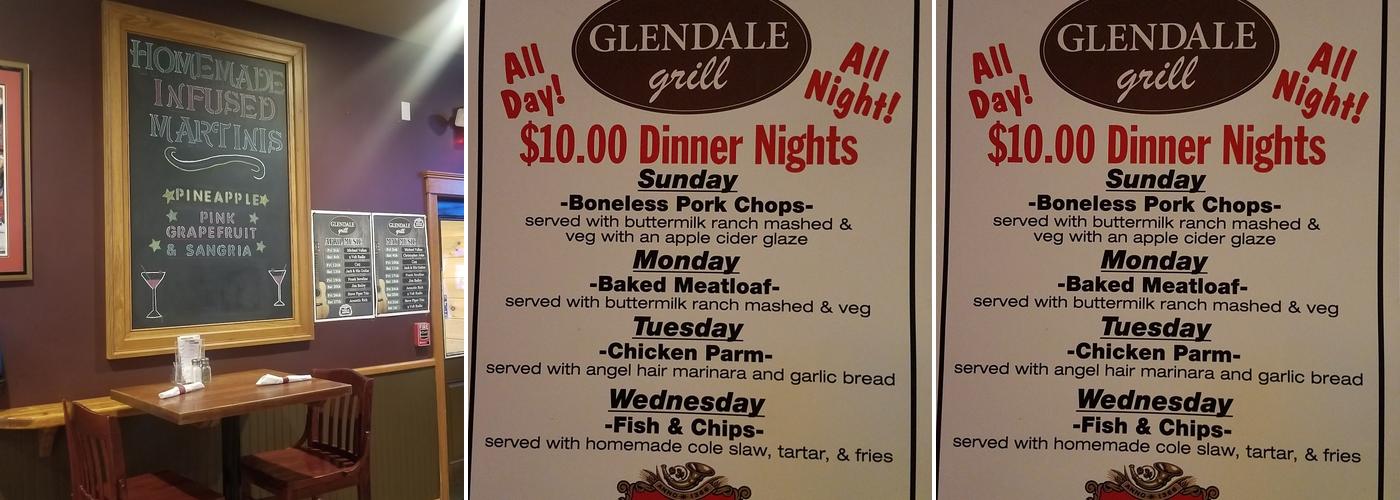 Glendale Grill Menu