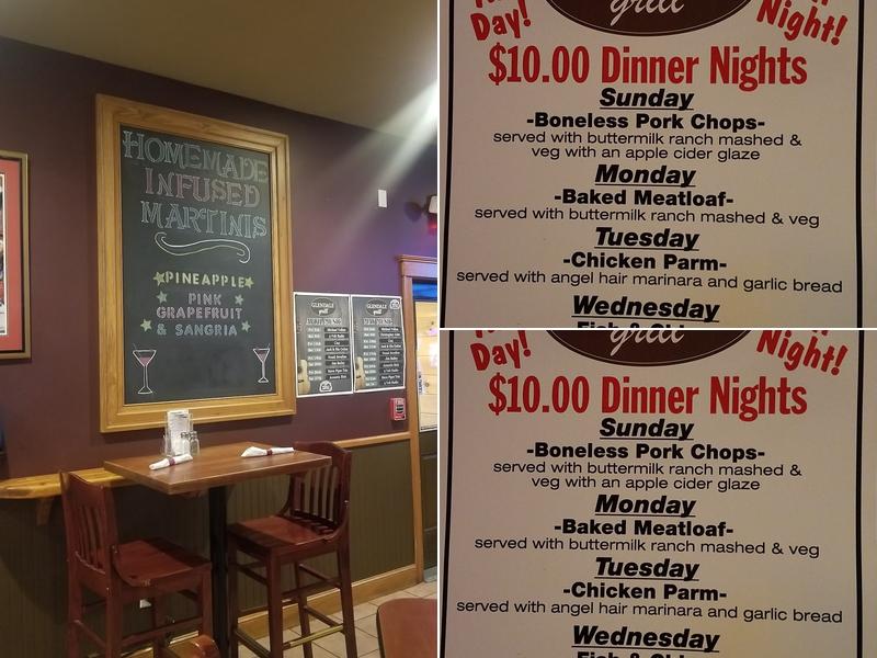 Glendale Grill Menu