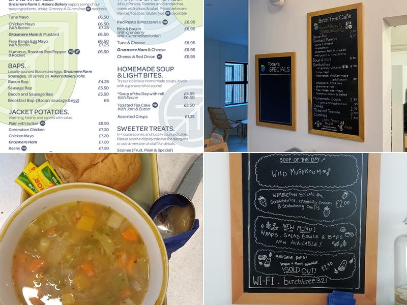 Birch Tree Cafe Menu