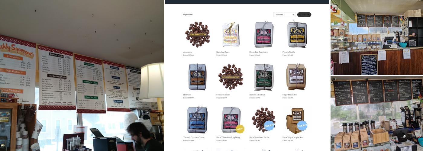 Shelburne Falls Coffee Roasters Menu