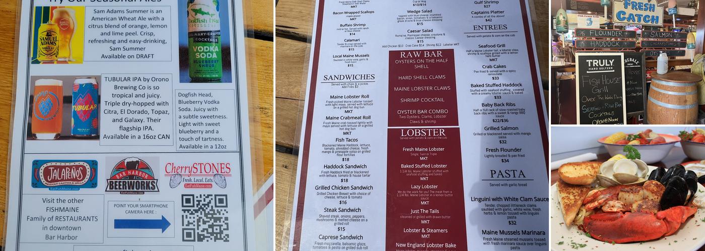 Fish House Grill Menu