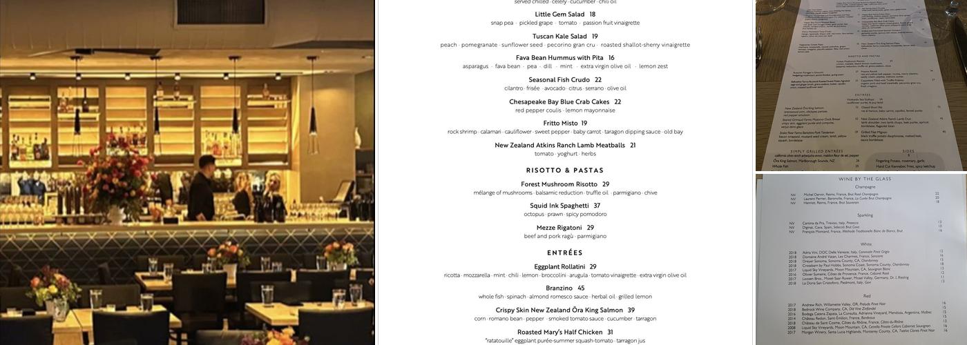 Cetrella Menu