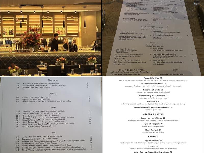 Cetrella Menu