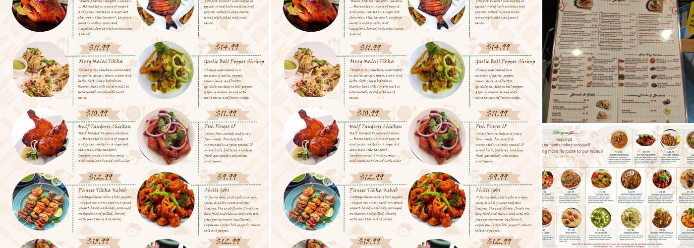 Biryaniz Menu