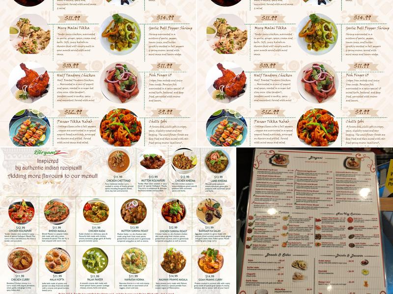 Biryaniz Menu