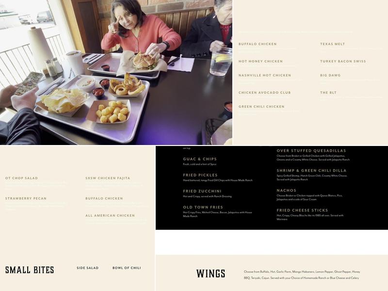 Old Town Ice House Menu