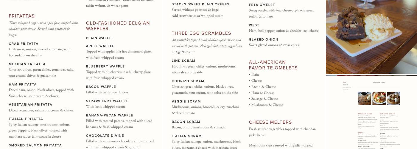 Stacks Menu