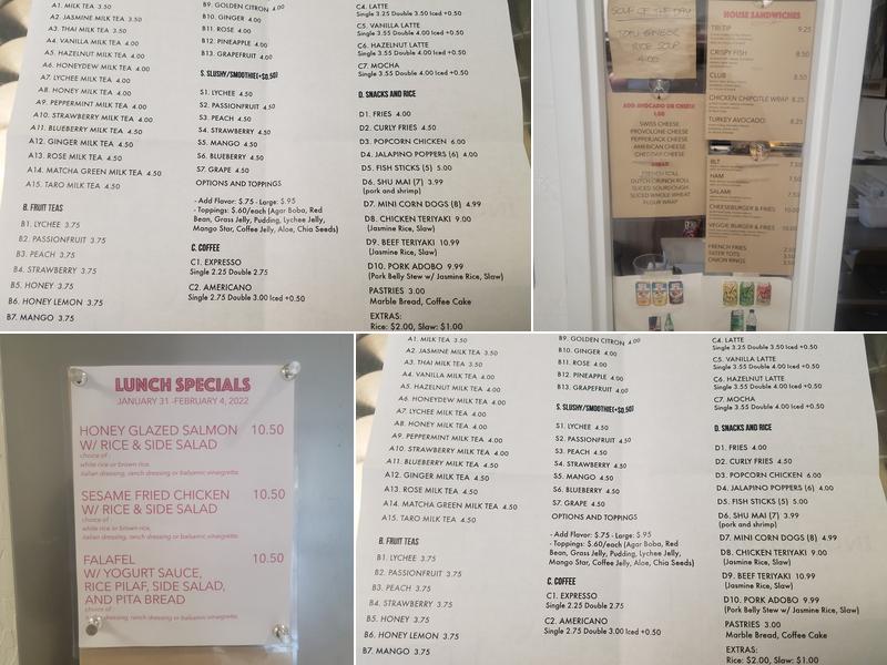 Waterfront Cafe Menu