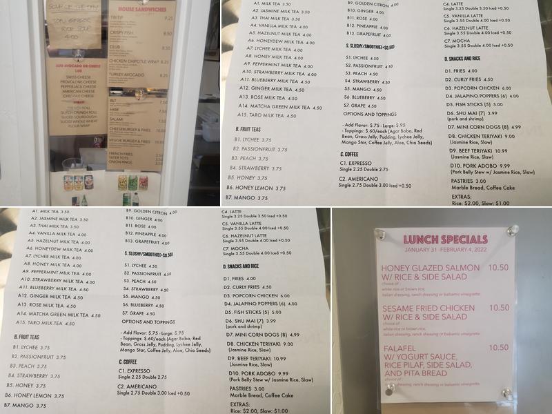 Waterfront Cafe Menu